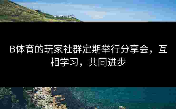 B体育的玩家社群定期举行分享会，互相学习，共同进步