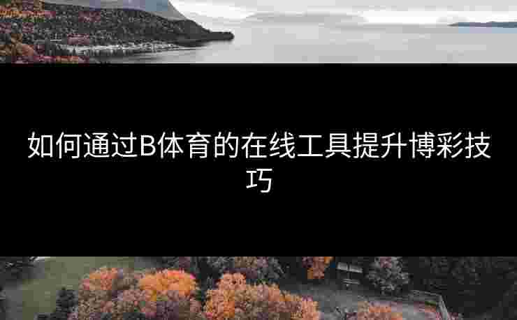 如何通过B体育的在线工具提升博彩技巧