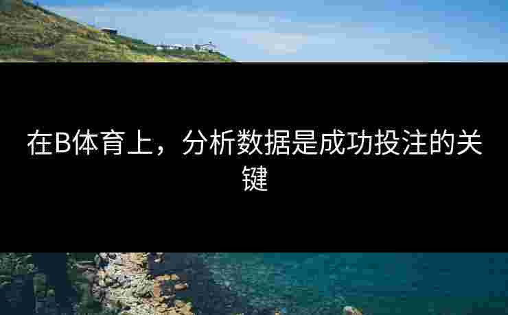 在B体育上，分析数据是成功投注的关键